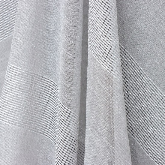 Neva V-43 Wholesale Decorative Linen Tulle Curtain Fabrics Living Room and Bedroom Curtains 5 Models 100% Polyester