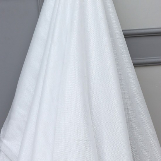 Violet V-8527 Wholesale Linen Tulle Curtain Fabrics Living Room and Bedroom Curtains 2 Models 100% Polyester