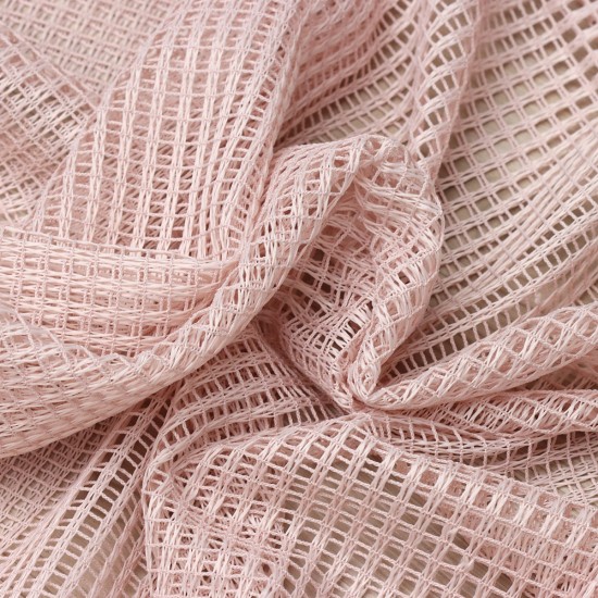 Viva V-6 Wholesale Raschel Plain Knitted Tulle Curtain Fabrics Living Room and Bedroom Curtains 6 Models 100% Polyester