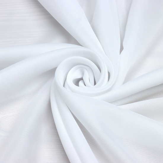 Wuaw V--5878 Wholesale Modern Crepe Knitted Tulle Curtain Fabrics Living Room and Bedroom Curtains 24 Models 100% Polyester