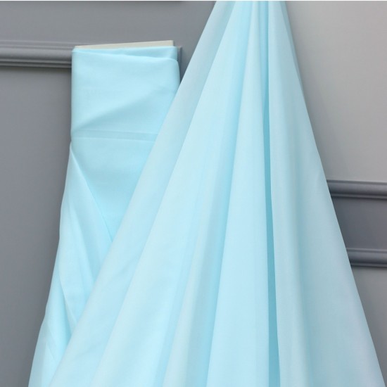 Wuaw V-5904 Wholesale Modern Crepe Knitted Tulle Curtain Fabrics Living Room and Bedroom Curtains 24 Models 100% Polyester