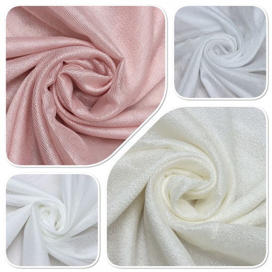 Jennifer 223602 Color Chart Wholesale Linen Tulle Curtain Fabrics Living Room and Bedroom Curtains 3 Models 100% Polyester