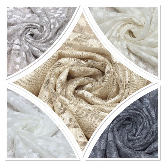 William V--1 Wholesale Raschel Tulle Curtain Fabrics Living Room and Bedroom Curtains 5 Models 100% Polyester