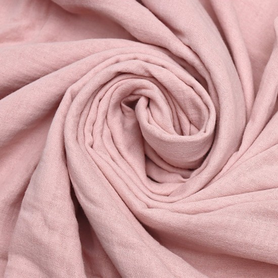 MD V-Acik Gul Kurusu 2 Layer Plain Baby, Kids Clothing Fabric 100% Cotton 34 Model