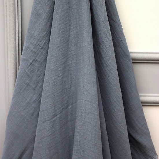 MD V-Antrasit 2 Layer Plain Baby, Kids Clothing Fabric 100% Cotton 34 Model