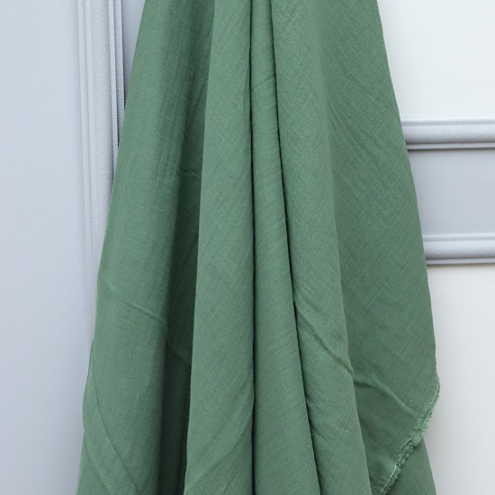 MD V-Haki Yesil 2 Layer Plain Baby, Kids Clothing Fabric 100% Cotton 34 Model