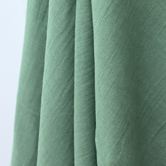 MD V-Haki Yesil 2 Layer Plain Baby, Kids Clothing Fabric 100% Cotton 34 Model