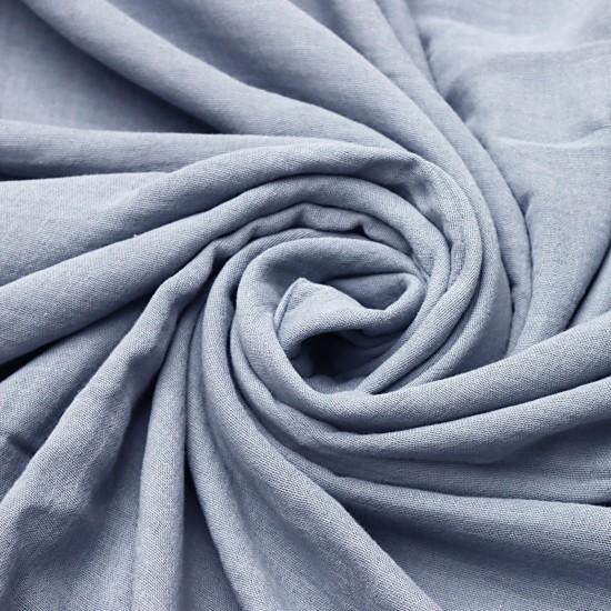 MD V-Indigo 2 Layer Plain Baby, Kids Clothing Fabric 100% Cotton 34 Model