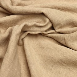 MD V-Koyu Bej 2 Layer Plain Baby, Kids Clothing Fabric 100% Cotton 34 Model