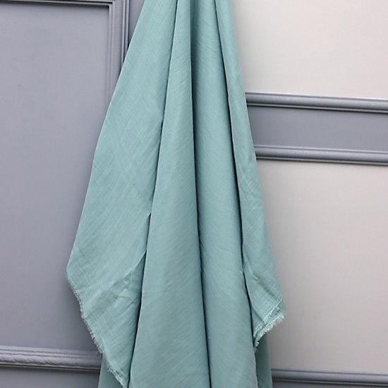 MD V-Nefti Yesili 2 Layer Plain Baby, Kids Clothing Fabric 100% Cotton 34 Model