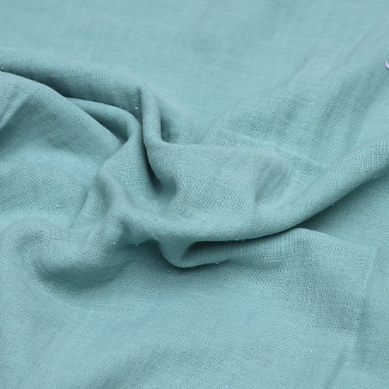 MD V-Nefti Yesili 2 Layer Plain Baby, Kids Clothing Fabric 100% Cotton 34 Model