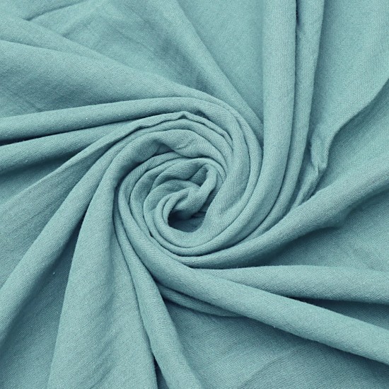 MD V-Nefti Yesili 2 Layer Plain Baby, Kids Clothing Fabric 100% Cotton 34 Model