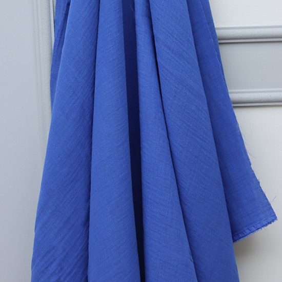 MD V-Saks Mavi 2 Layer Plain Baby, Kids Clothing Fabric 100% Cotton 34 Model