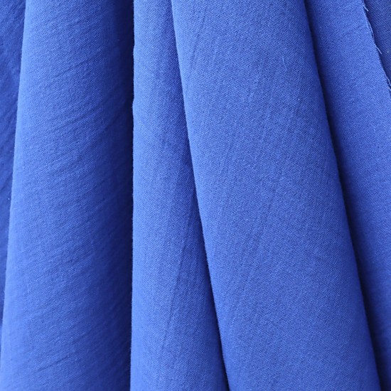 MD V-Saks Mavi 2 Layer Plain Baby, Kids Clothing Fabric 100% Cotton 34 Model