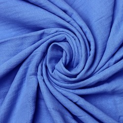 MD V-Saks Mavi 2 Layer Plain Baby, Kids Clothing Fabric 100% Cotton 34 Model