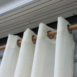 King 140x260 cm Wholesale Rustic Sewn Tulle Curtain Living and Bedroom Curtains 6 Models 100% Polyester