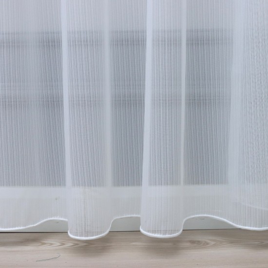 Lisa 140x260 cm Wholesale Rustic Sewn Tulle Curtain Living and Bedroom Curtains 3 Models 100% Polyester