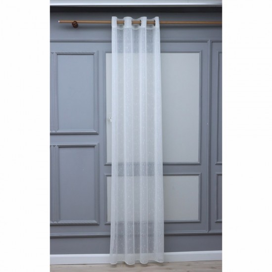 Betty 140x260 cm Wholesale Rustic Sewn Tulle Curtain Living and Bedroom Curtains 3 Models 100% Polyester