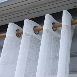 Betty 140x260 cm Wholesale Rustic Sewn Tulle Curtain Living and Bedroom Curtains 3 Models 100% Polyester