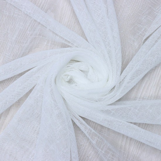 Mary 140x260 cm Wholesale Rustic Sewn Tulle Curtain Living and Bedroom Curtains 3 Models 100% Polyester