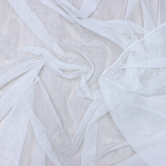 Mary 140x260 cm Wholesale Rustic Sewn Tulle Curtain Living and Bedroom Curtains 3 Models 100% Polyester