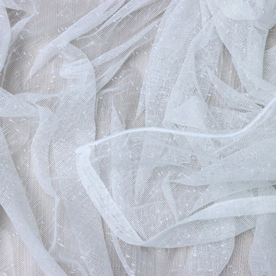 Patricia 140x260 cm Wholesale Rustic Sewn Tulle Curtain Living and Bedroom Curtains 3 Models 100% Polyester