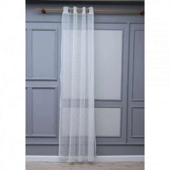 Patricia 140x260 cm Wholesale Rustic Sewn Tulle Curtain Living and Bedroom Curtains 3 Models 100% Polyester