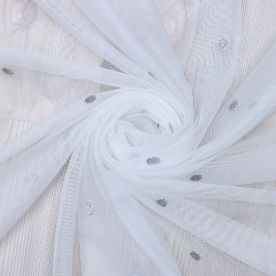 8124 140x260 cm Wholesale Tulle Curtain Living and Bedroom Curtains 6 Models 100% Polyester