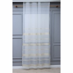 8128 140x260 cm Wholesale Tulle Curtain Living and Bedroom Curtains 3 Models 100% Polyester