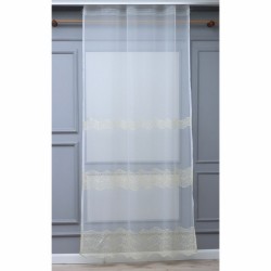 8130 140x260 cm Wholesale Tulle Curtain Living and Bedroom Curtains 3 Models 100% Polyester