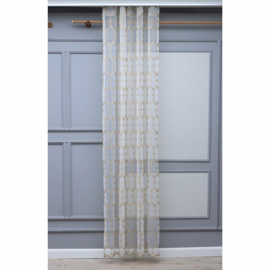 8134 140x260 cm Wholesale Tulle Curtain Living and Bedroom Curtains 6 Models 100% Polyester
