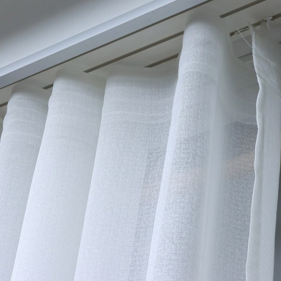 Benjamin 140x260 cm Wholesale Tulle Curtain Living and Bedroom Curtains 2 Models 100% Polyester