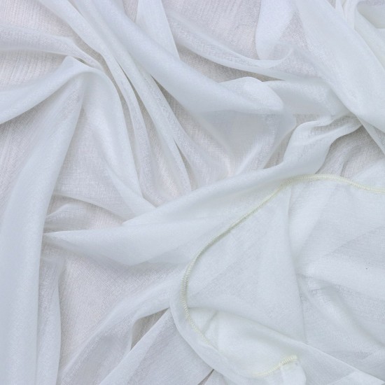 Benjamin 140x260 cm Wholesale Rustic Sewn Tulle Curtain Living and Bedroom Curtains 2 Models 100% Polyester