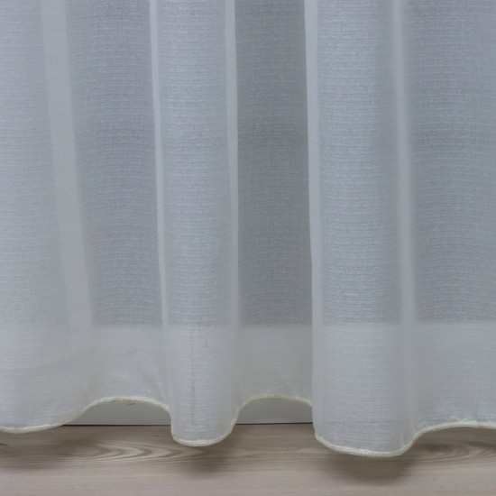 Benjamin 140x260 cm Wholesale Rustic Sewn Tulle Curtain Living and Bedroom Curtains 2 Models 100% Polyester