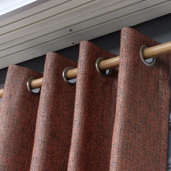 Bere 140x260 cm Wholesale Rustic Sewn Background Curtain Living and Bedroom Curtains 10 Models 100% Polyester