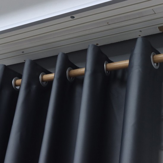 Blackout 140x260 cm Wholesale Rustic Sewn Background Curtain Living and Bedroom Curtains 42 Models 100% Polyester