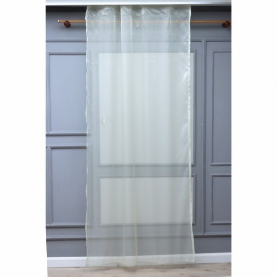 Buff 140x260 cm Wholesale Tulle Curtain Living and Bedroom Curtains 3 Models 100% Polyester