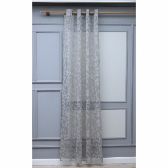Calcium 140x260 cm Wholesale Rustic Sewn Tulle Curtain Living and Bedroom Curtains 3 Models 100% Polyester