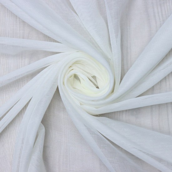 Cameron 140x260 cm Wholesale Rustic Sewn Tulle Curtain Living and Bedroom Curtains 2 Models 100% Polyester