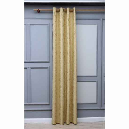 Crown 140x260 cm Wholesale Rustic Sewn Background Curtain Living and Bedroom Curtains 25 Models 100% Polyester