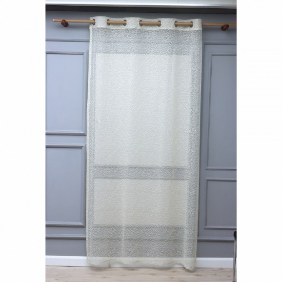 Çınar 140x260 cm Wholesale Rustic Sewn Tulle Curtain Living and Bedroom Curtains 2 Models 100% Polyester