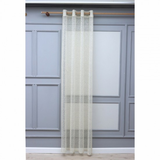 Çınar 140x260 cm Wholesale Rustic Sewn Tulle Curtain Living and Bedroom Curtains 2 Models 100% Polyester