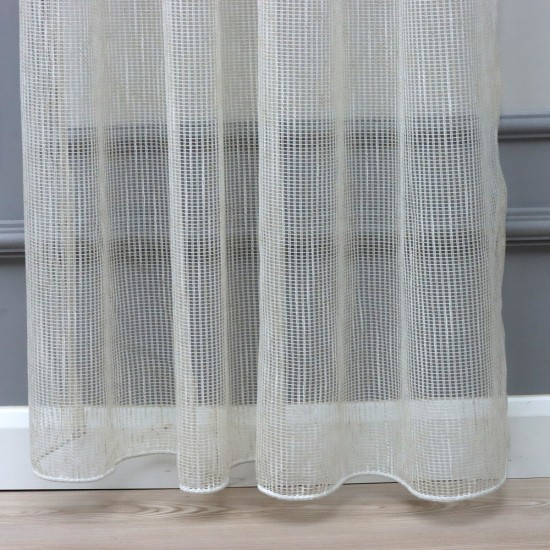 Daisy 140x260 cm Wholesale Tulle Curtain Living and Bedroom Curtains 2 Models 100% Polyester
