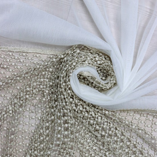 Damon 140x260 cm Wholesale Tulle Curtain Living and Bedroom Curtains 3 Models 100% Polyester