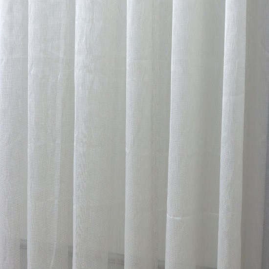 Darwin 140x260 cm Wholesale Rustic Sewn Tulle Curtain Living and Bedroom Curtains 7 Models 100% Polyester