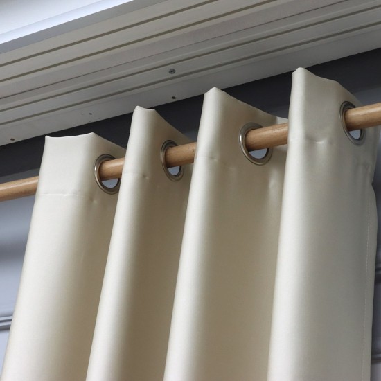 Derek 140x260 cm Wholesale Rustic Sewn Background Curtain Living and Bedroom Curtains 20 Models 100% Polyester