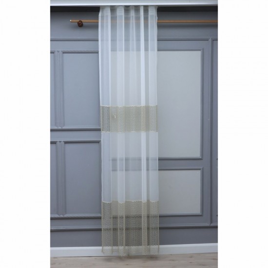 Desmond 140x260 cm Wholesale Tulle Curtain Living and Bedroom Curtains 3 Models 100% Polyester
