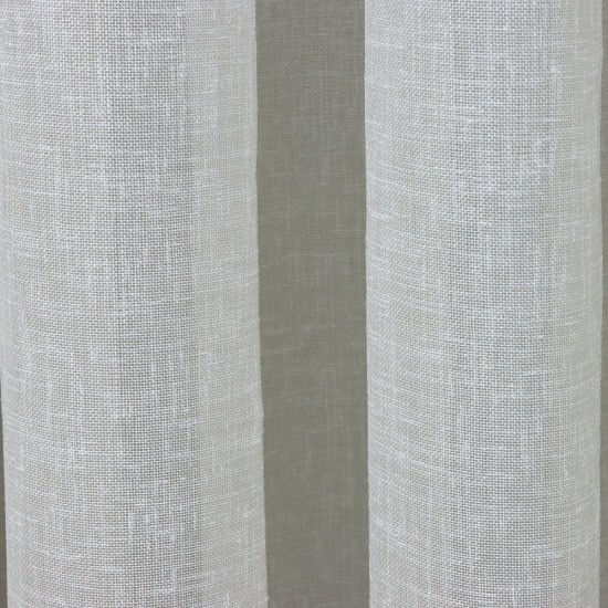 Folded 140x260 cm Wholesale Rustic Sewn Tulle Curtain Living and Bedroom Curtains 6 Models 100% Polyester