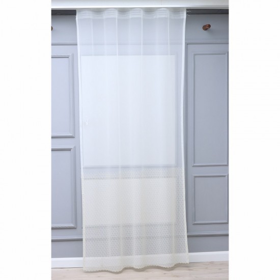 Fringe 140x260 cm Wholesale Tulle Curtain Living and Bedroom Curtains 3 Models 100% Polyester