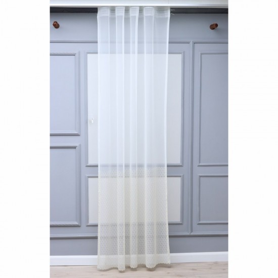 Fringe 140x260 cm Wholesale Tulle Curtain Living and Bedroom Curtains 3 Models 100% Polyester